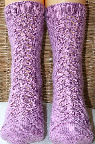 Ravelry Lotus Lace Socks Pattern By Kai Rochford Nee Mistry