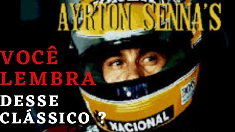 Ayrton Senna Mega Drive Youtube