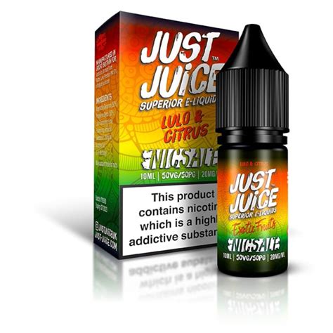 Just Juice Lulo Citrus Nikotinsalz Liquid 20mg Ml Meyer S Vapeshops