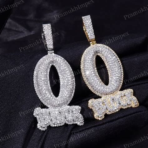 Hip Hop Jewelry O Block Customized Iced Out Pendent At Rs 68000