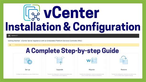 How To Install Vmware Vcenter Step By Step Vcenter Appliance Youtube