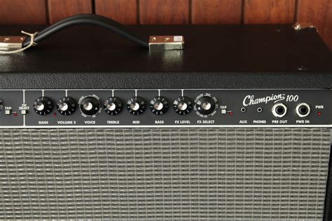 Fender Champion 100 Solid State Guitar Combo Amplifier The Rock Inn