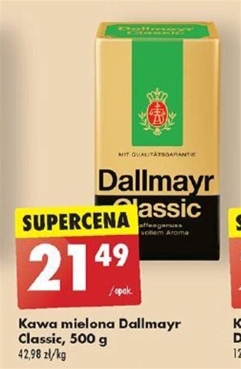 Promocja Kawa Mielona Dallmayr Classic 500 G W Biedronka