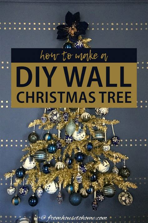 Diy Wall Christmas Tree From House To Home