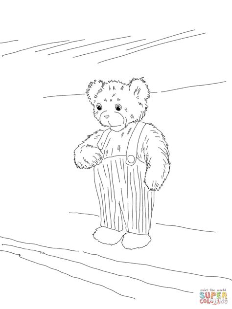 Corduroy Bear coloring page | Free Printable Coloring Pages