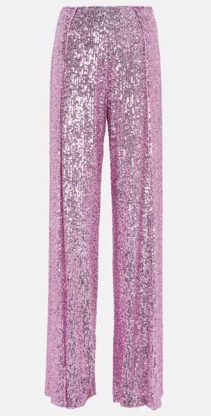 Tom Ford Sequined Wide Leg Pants