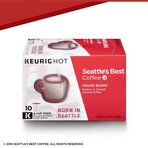 Seattle S Best Coffee House Blend K Cup For Keurig Brewers Count