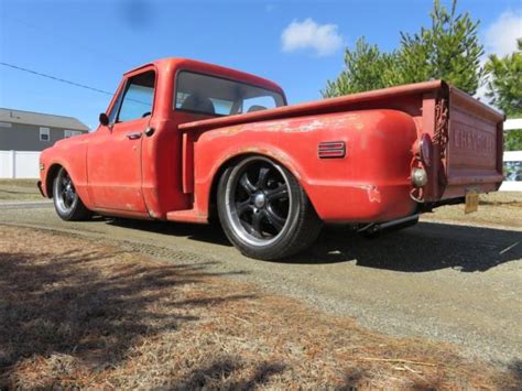 1970 Chevy C10 Rat Rod Stepside Shortbox Bagged Patina Airride Bada