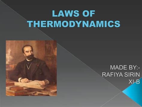 Laws Of Thermodynamics Ppt