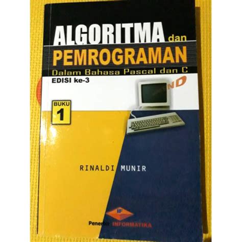 Jual Buku Algoritma Dan Pemrograman Dalam Bahasa Pascal Dan C Shopee