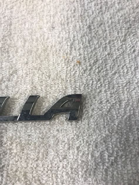 Toyota Corolla Rear Emblem Oem Used Ebay