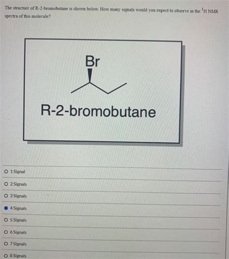 Solved The Structure Of R 2 Bromobutane Is Shown Below How Chegg