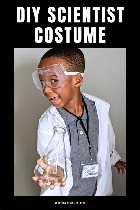 Easy to Make DIY Scientist Costume for Kids