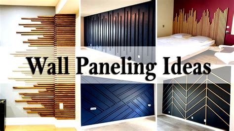 Wooden Geometric Wall Panels Ideas For Any Room Youtube