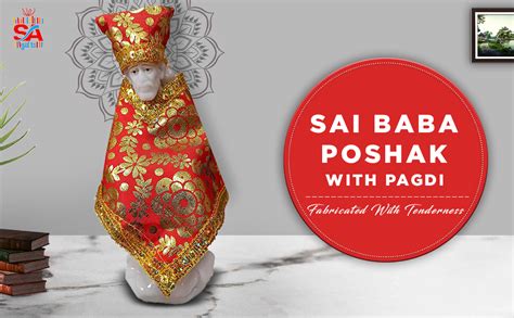 Buy Sai Amrut Beautifully Handcrafted Sai Baba Medium Size Vastra