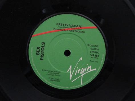 7インチ SEX PISTOLS Pretty Vacant UK Virgin オリジナル Sex Pistols 売買されたオークション