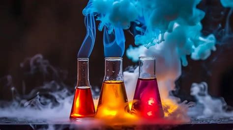 Premium Photo | Chemical Reactions in Action 1