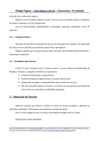 Resumo Itil V Para Concursos Pdf