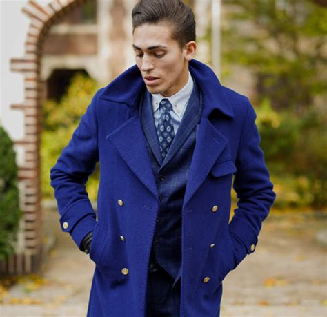 Royal Blue Overcoat Mens Deals