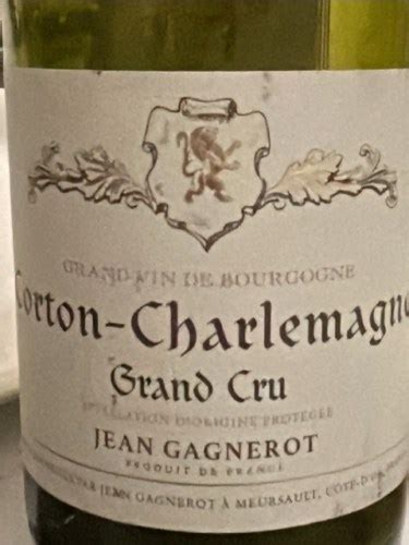 Jean Gagnerot Corton Charlemagne Grand Cru Vivino France