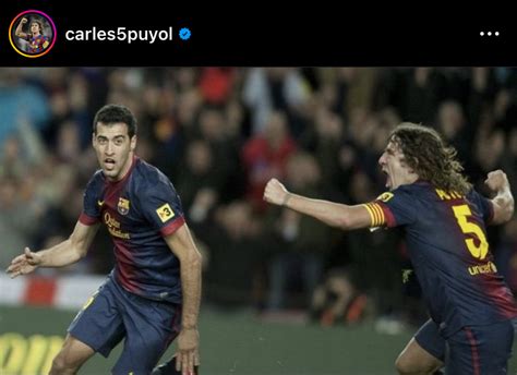 Barça Universal on Twitter Carles Puyol via IG Thanks for