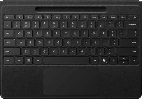 Microsoft Surface Pro Flex Keyboard For Pro 11th Edition Pro 9 And Pro 8 With Pen Storage