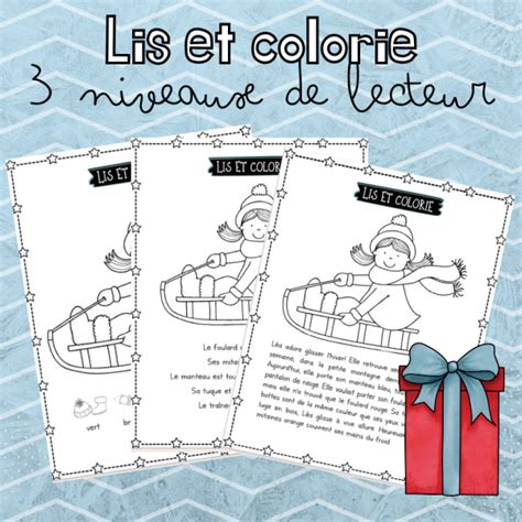 Mini Lis Et Colorie Hiver