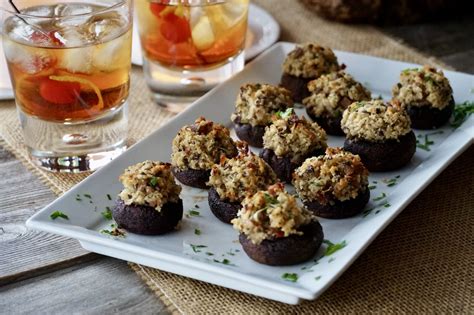 Stuffed Mushrooms With Prosciutto And Parmesan With Prosciutto And Parmesan