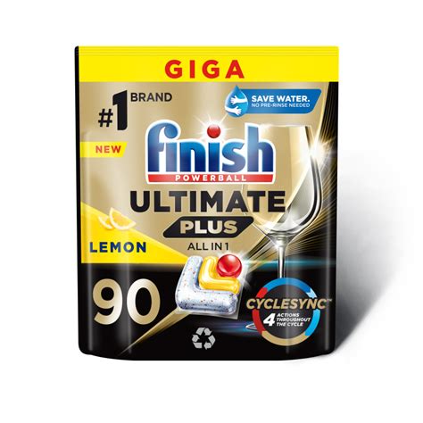 FINISH Ultimate Plus Kapsułki do zmywarki 90 Lemon 13628929469 Allegro pl