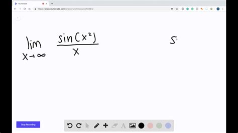 SOLVED In Exercises 9 12 Find The Limit And Confirm Your Answer Using