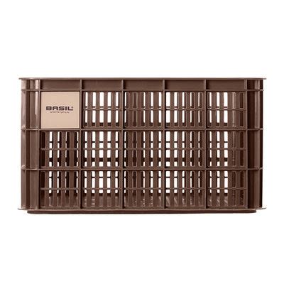 Crate L Bicycle Crate Brown Basil