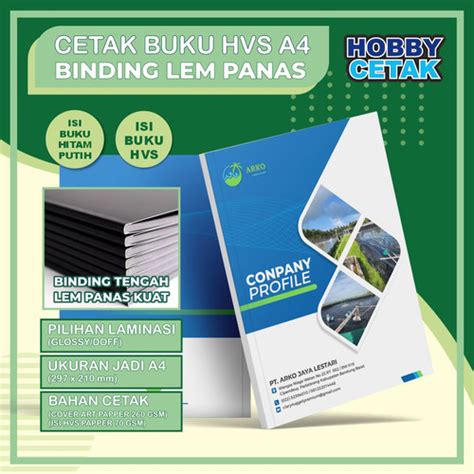 Jual Cetak Buku Majalah Katalog Ukuran A4 Bahan Isi Hvs Bw Jilid Buku