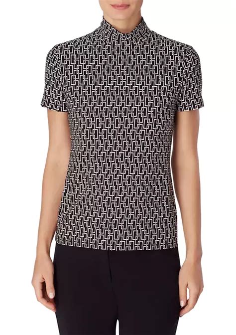 Anne Klein Dot Ity Wrap Top Belk