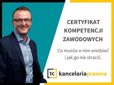 Certyfikat Kompetencji Zawodowych Niezb Dny W Pracy Profesjonalnego