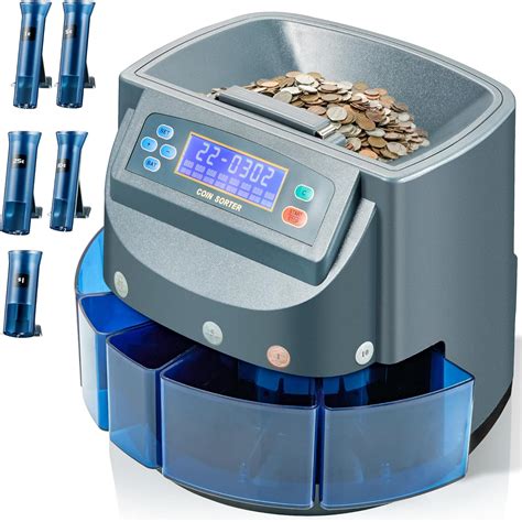 Coin Counter Machine Electric Coin Sorter Sort 270 Coins