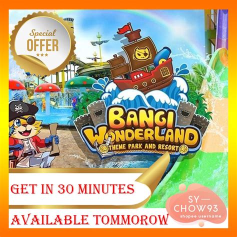 Buy Bangi Wonderland Tickets On Shopee Malaysia With Exclusive Prices