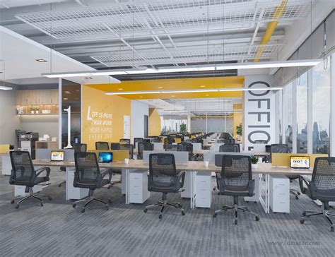 3d Office Interior Vray Workspace 3d Scenes 010 3ds Max Files
