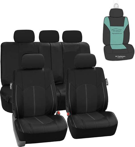 Amazon Fh Group Pu Perforated Leatherette Full Set Car Seat