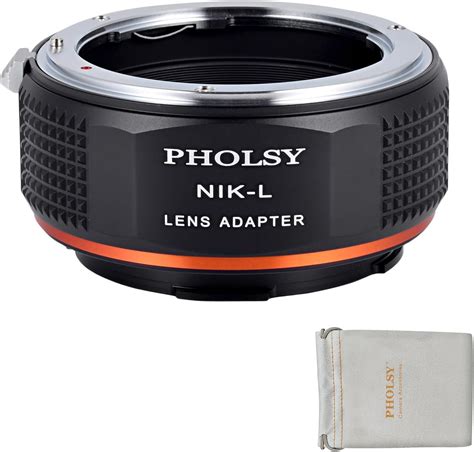 Amazon PHOLSY Lens Mount Adapter Nikon F To L Compatible With