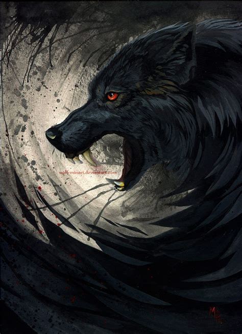 Pin By Luna On Lobos Wolf Art Shadow Wolf Werewolf Art