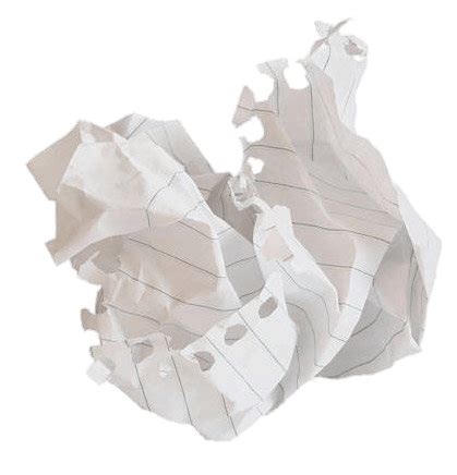 Hoja De Papel Rayado Arrugada PNG Transparente StickPNG