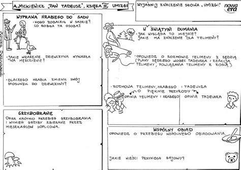 pls proszę szybo Monika Iwanowska karta pracy księga 3 Pan Tadeusz