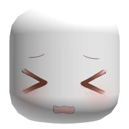 Cute Embarrassed Anime Face Mask Roblox Item Rolimon S