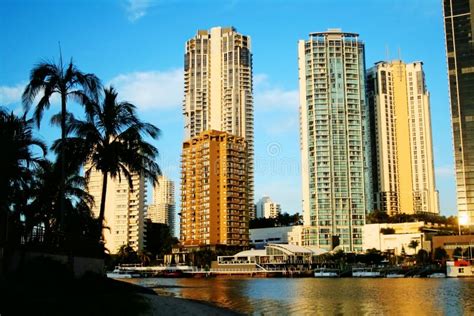 Surfers Paradise Skyline stock photo. Image of floors - 28543384