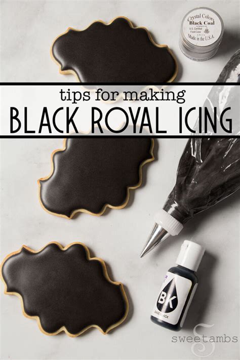 How To Make Black Royal Icing Step By Step Guide Artofit