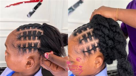 She Asked For Simple And Amazing Hairstyle Jinsi Ya Kubana Nywele