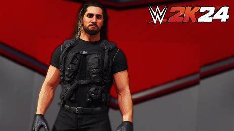 WWE 2K24 Seth Rollins 14 The Sheild MyFaction Model Stage Crowd