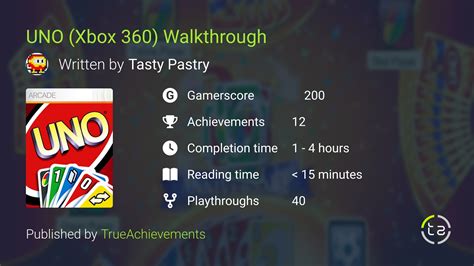 Uno Xbox 360 Walkthrough