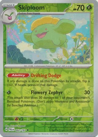 SKIPLOOM 002 193 PALDEA EVOLVED REVERSE HOLO NM EBay