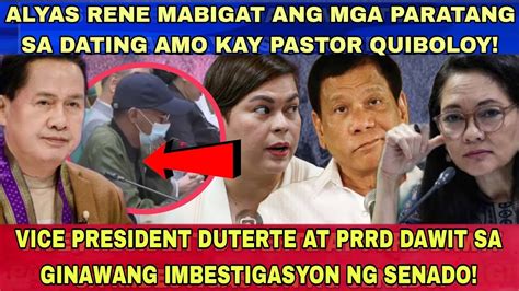 NAKU VICE SARA AT PRRD DAWIT SA GINAWANG IMBESTIGASYON NG SENADO